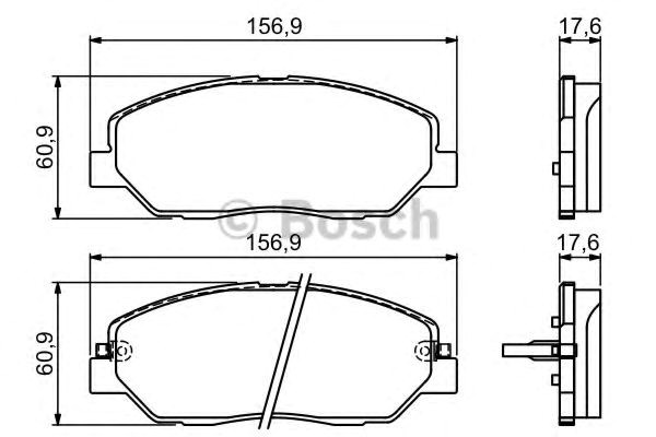 Колодки Bosch 986494227 цена, от 21.06 USD