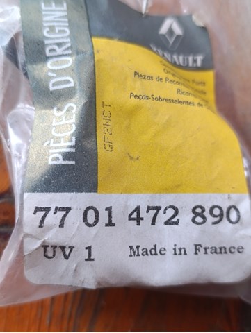 Resorte del pedal del embrague 7701472890 RENAULT