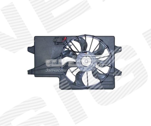 Электровентилятор охлаждения в сборе (мотор+крыльчатка) Signeda RDFD67041A