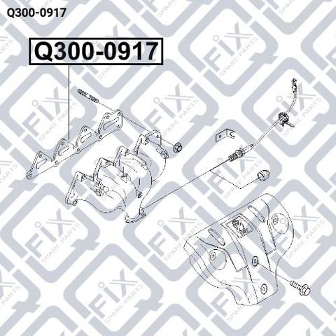 Купить Q3000917 Q-fix Прокладка коллектора