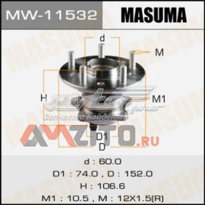 Маточина задня ліва MW11532 MASUMA