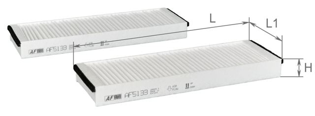 Фильтр воздушный отопителя Alpha Filter AF5133 цена, от 5.80 USD