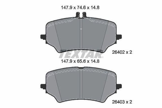 Задние дисковые колодки Icer 182450