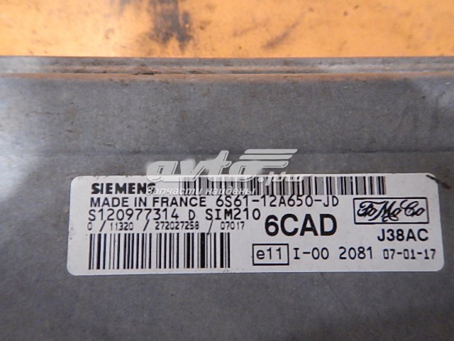 6S6112A650JD Ford 