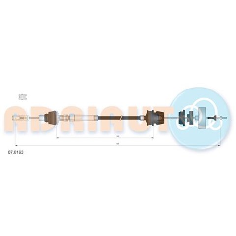 Трос зчеплення 070163 ADRIAUTO