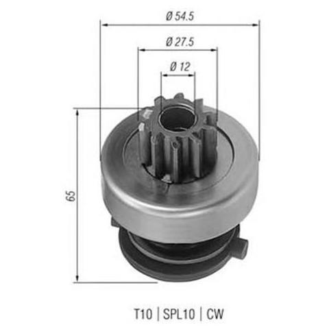 Бендикс стартера MAGNETI MARELLI AMB0166