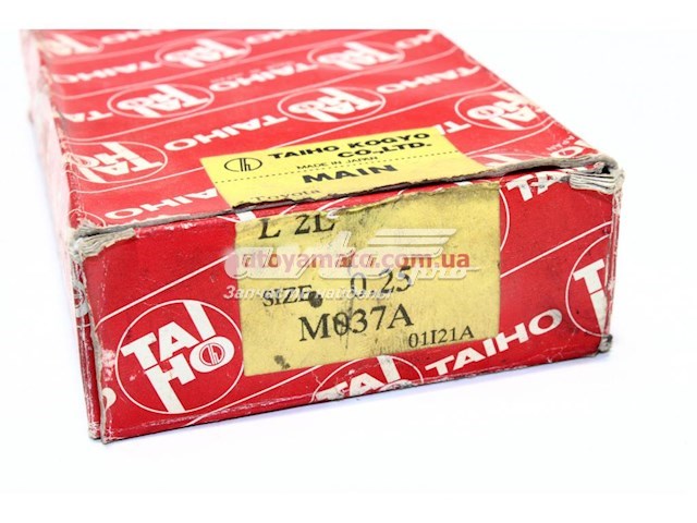 M037-0.25 Taiho folhas inseridas principais de cambota, kit, 1ª reparação ( + 0,25)