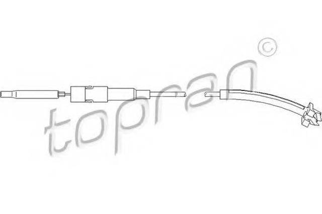 Cable de ajuste del respaldo del asiento 113437 HANS PRIES
