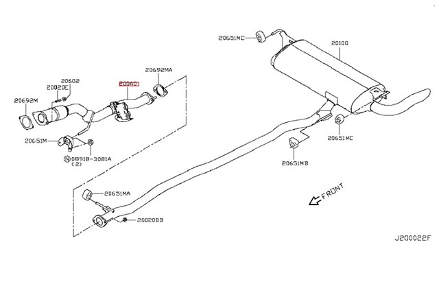  200A04CB7A Nissan