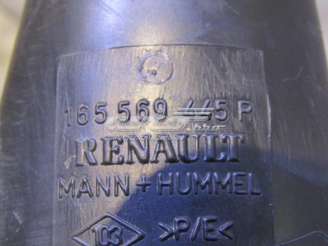 Entrada Del Filtro De Aire 165569445R RENAULT