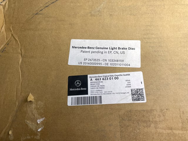 Купить 4634230100 Mercedes Диск тормозной задний