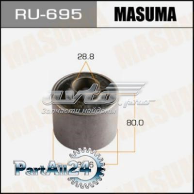 Сайлентблок переднего нижнего рычага Masuma RU695