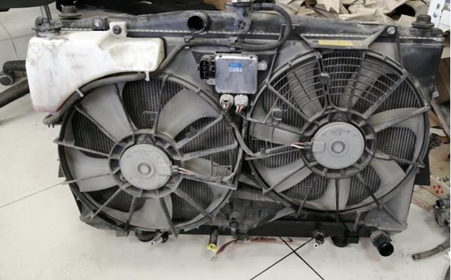 Мотор вентилятора системы охлаждения левый на Lexus RX 350/450H 