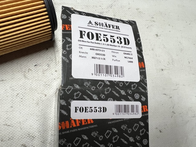 Масляный фильтр FOE553D Shafer