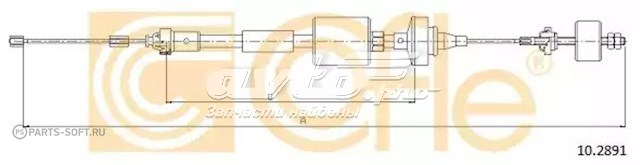 Трос сцепления 102891 Cofle