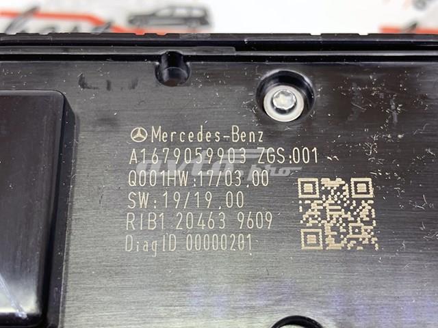 Кнопочный блок управления стеклоподъемником передний левый A16790599037N49 Mercedes
