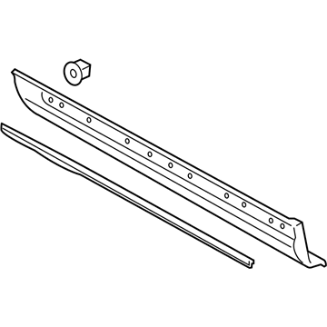 FA1Z5820879BA Ford Молдинг двери передней левой нижний