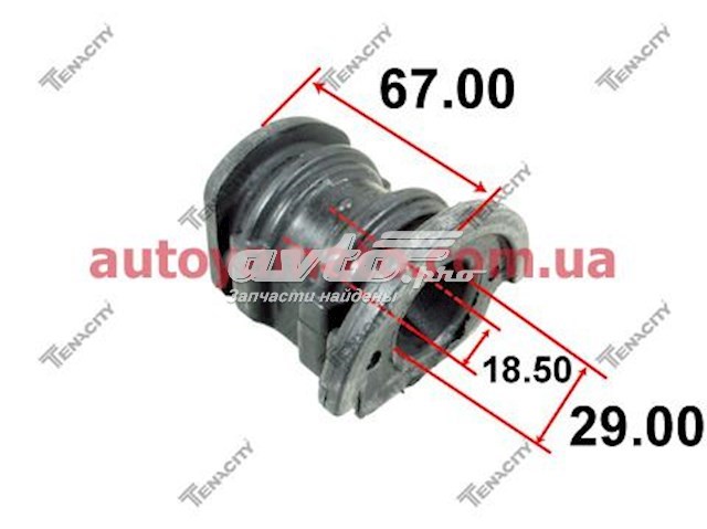 Сайлентблок передней подвески Tenacity AAMNI1009 цена, от 4.86 USD