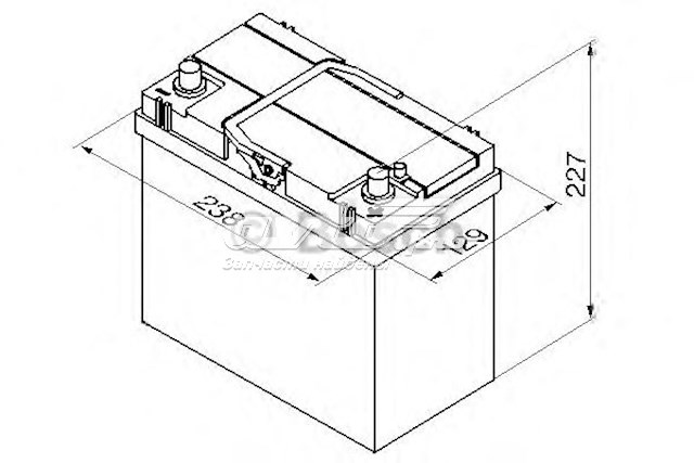 Купить Аккумулятор Bosch 45 А/ч (0092S40200)