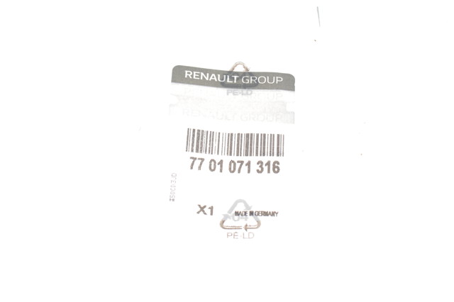 7701071316 RENAULT Junta De Turbina, Flexible Inserto original y equivalente