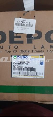 Фара левая Depo/Loro/Abakus 44111K5LMLDEM2 цена, от 72.31 USD