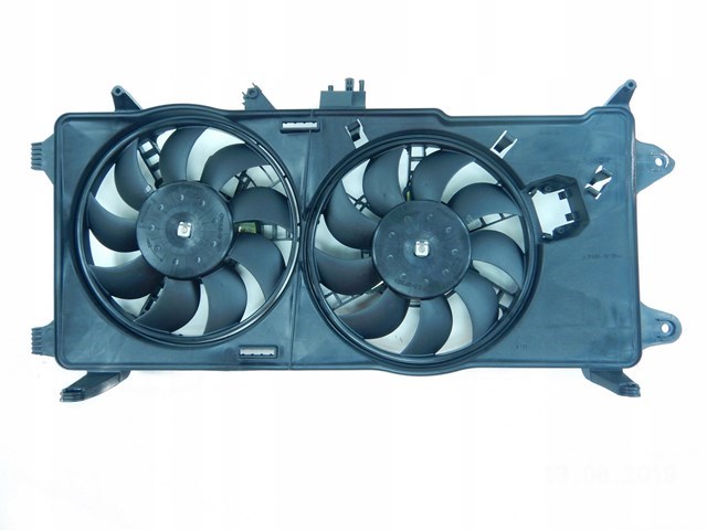 Difusor de radiador, ventilador de refrigeración, condensador del aire acondicionado, completo con motor y rodete 51718489 FIAT