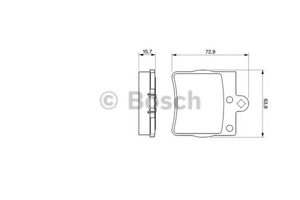 Колодки дисковые  Bosch 986494016 цена, от 16.89 USD