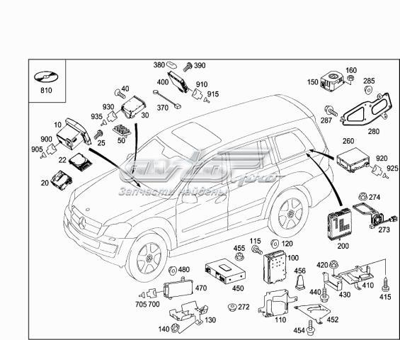 164870408980 Mercedes mostrador multifuncional