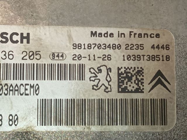 Купить 0281036205 Peugeot/Citroen 