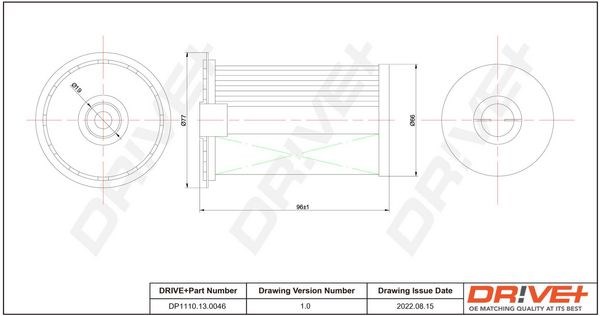 Топливный фильтр DP1110130046 Dr!ve+