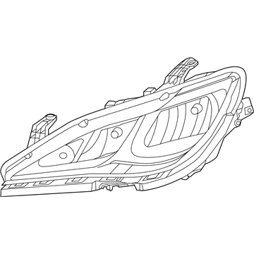 Правая блок фара Signeda ZCR111360R цена, от 152.54 USD