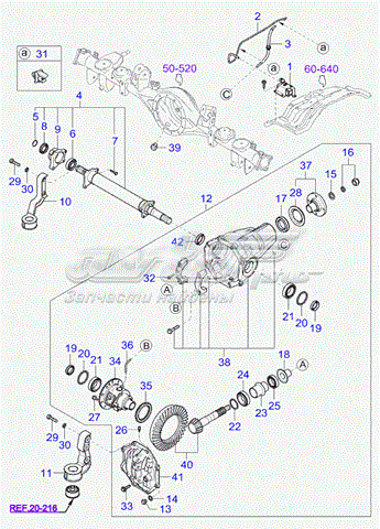 Шестерня дифференциала Tqparts TQ51135