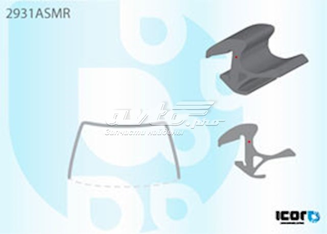 Рама ветрового окна Icor GS2301P120X цена, от 14.77 USD