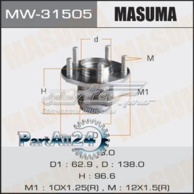MW31505 Masuma Ступица задняя