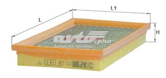 Купить AF1809S Alpha Filter Автомобильный фильтр воздуха