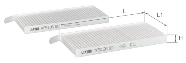 AF5136 Alpha Filter Внутрисалонный фильтр