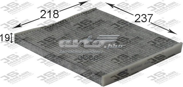 Купить AC104C JS Asakashi Фильтр салона угольный