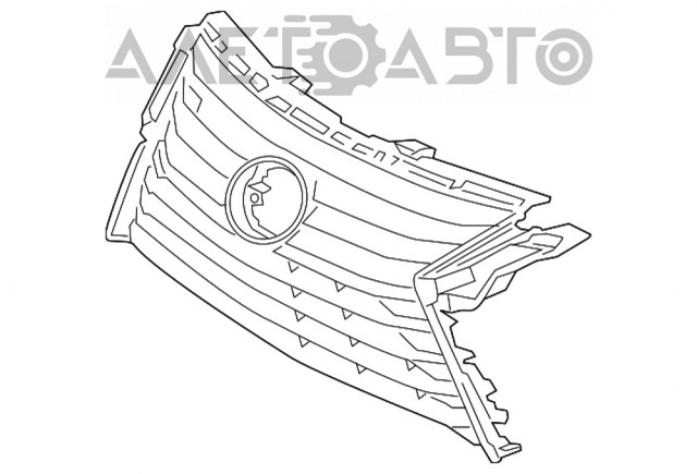 Облицовка радиатора FPS FP8157990P цена, от 149.72 USD