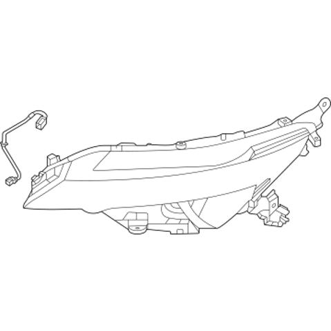 Правая блок фара Nissan/Infiniti 260105MR0A цена, от 1128.94 USD