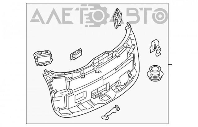 Обшивка-облицовка крышки багажника Mazda TK4868960F02 цена, от 85.67 USD