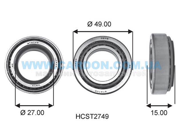 Купить HCST2749 Koyo Подшипник задней ступицы