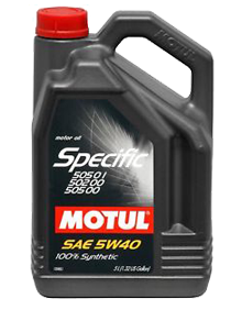 Моторное масло Motul Specific VW502.00-505.00-505.01 5W-40 Синтетическое 5л (842451)