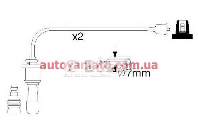Высоковольтные провода 986356991 Bosch
