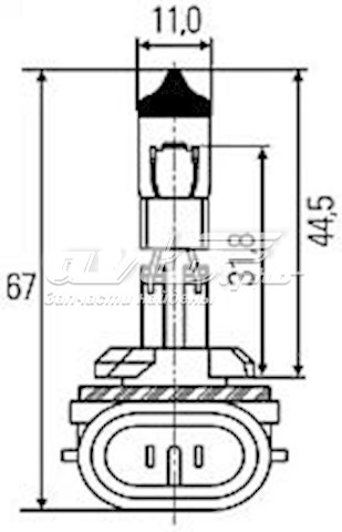 Лампочка HELLA 8GH008991031