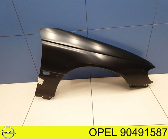 90491587 Opel Подкрылок переднего крыла, правый передний