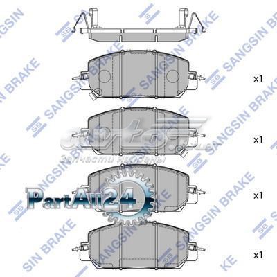 SP4176 Sangsin Колодки передние