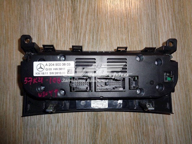 A2049003803 MERCEDES Unidad de control aire acondicionado original y equivalente