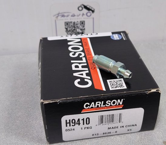 H9410 Carlson Штуцер прокачки суппорта тормозного переднего