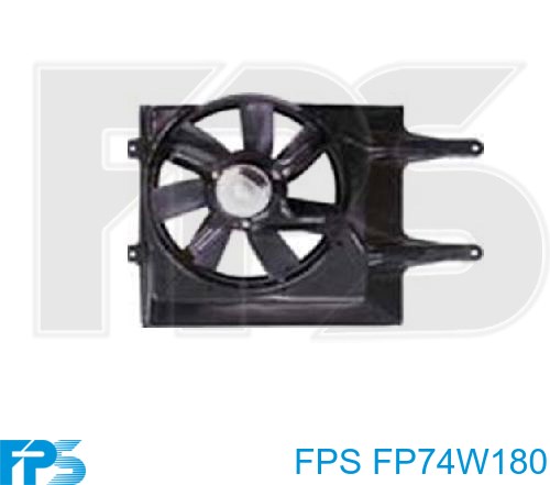 FP 74 W180 FPS ventilador (roda de aletas do radiador de esfriamento)