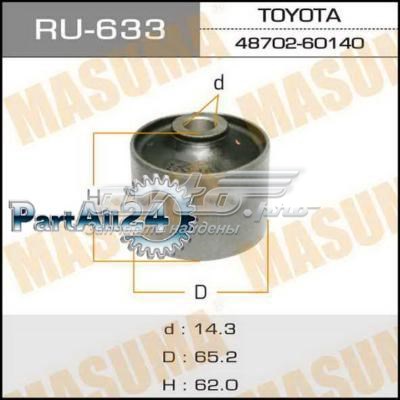 Сайлентблок заднего продольного нижнего рычага Masuma RU633 цена, от 9.58 USD